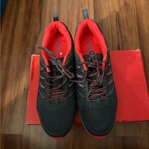 Fila Women’s Black and Red Athletic Sneakers